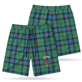 Armstrong Ancient Tartan Crest Men's Beach Shorts