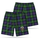 Baillie Tartan Crest Men's Beach Shorts