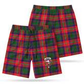 Belshes Tartan Crest Men's Beach Shorts
