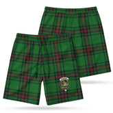 Beveridge Tartan Crest Men's Beach Shorts