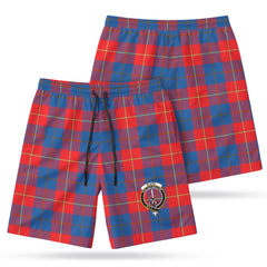 Blane Tartan Crest Men's Beach Shorts
