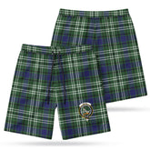 Blyth Tartan Crest Men's Beach Shorts