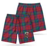 Byres Tartan Crest Men's Beach Shorts