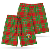 Callander Tartan Crest Men's Beach Shorts