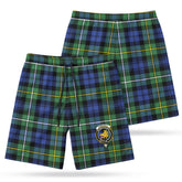 Campbell Argyll Ancient Tartan Crest Men's Beach Shorts