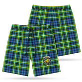 Campbell of Breadalbane Ancient Tartan Crest Men's Beach Shorts