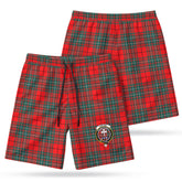 Cheyne Tartan Crest Men's Beach Shorts