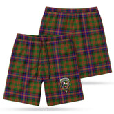 Cochrane Modern Tartan Crest Men's Beach Shorts