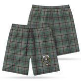 Craig Tartan Crest Men's Beach Shorts