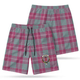 Crawford Ancient Tartan Crest Men's Beach Shorts
