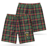 Cumming Hunting Ancient Tartan Crest Men's Beach Shorts