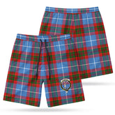 Dalmahoy Tartan Crest Men's Beach Shorts