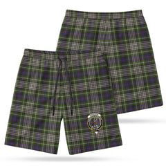 Davidson Tulloch Dress Tartan Crest Men's Beach Shorts