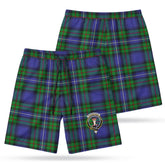 Donnachaidh Tartan Crest Men's Beach Shorts