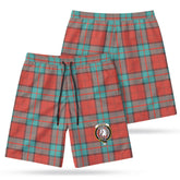 Dunbar Ancient Tartan Crest Men's Beach Shorts