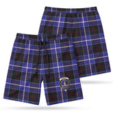 Dunlop Modern Tartan Crest Men's Beach Shorts