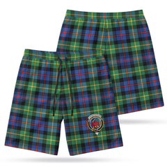 Farquharson Ancient Tartan Crest Men's Beach Shorts
