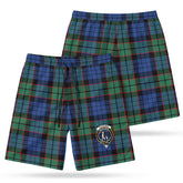 Fletcher Ancient Tartan Crest Men's Beach Shorts