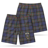 Fletcher of Dunans Tartan Crest Men's Beach Shorts
