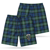Forbes Ancient Tartan Crest Men's Beach Shorts