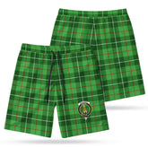 Galloway District Tartan Crest Men's Beach Shorts