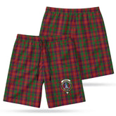 Geddes Tartan Crest Men's Beach Shorts