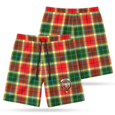 Gibson Tartan Crest Men's Beach Shorts