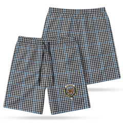 Gladstone Tartan Crest Men's Beach Shorts