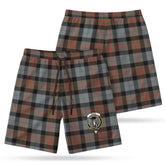 Gunn Weathered Tartan Crest Men's Beach Shorts
