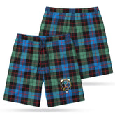 Guthrie Ancient Tartan Crest Men's Beach Shorts