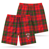 Heron Tartan Crest Men's Beach Shorts