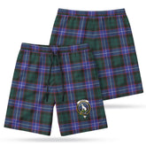 Hunter Modern Tartan Crest Men's Beach Shorts