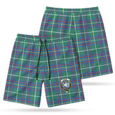 Inglis Ancient Tartan Crest Men's Beach Shorts
