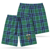 Keith Ancient Tartan Crest Men's Beach Shorts