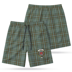 Kelly Dress Tartan Crest Men's Beach Shorts
