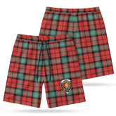 Kerr Ancient Tartan Crest Men's Beach Shorts