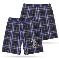 Kilmarnock Tartan Crest Men's Beach Shorts