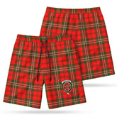 Langlands Tartan Crest Men's Beach Shorts