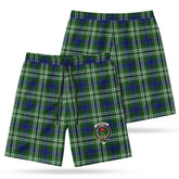 Learmonth Tartan Crest Men's Beach Shorts
