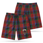 Leith Tartan Crest Men's Beach Shorts