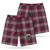 Little Tartan Crest Men's Beach Shorts