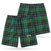 MacAlpine Ancient Tartan Crest Men's Beach Shorts