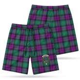 MacArthur - Milton Tartan Crest Men's Beach Shorts