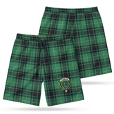 MacArthur Ancient Tartan Crest Men's Beach Shorts