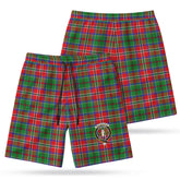 MacCulloch (McCulloch) Tartan Crest Men's Beach Shorts