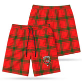 MacDonald of Sleat Tartan Crest Men's Beach Shorts