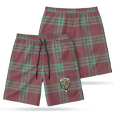 MacGregor Hunting Ancient Tartan Crest Men's Beach Shorts