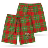 MacGregor Modern Tartan Crest Men's Beach Shorts