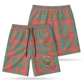 MacIntosh Ancient Tartan Crest Men's Beach Shorts