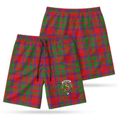 MacIntosh Modern Tartan Crest Men's Beach Shorts